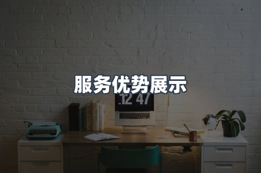 服务优势展示